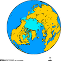 2月の北極海氷