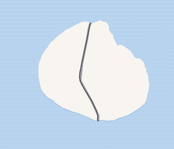 ハンス島の地図