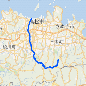香東川水系図