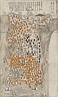 1628年作成の朝鮮半島関連古地図