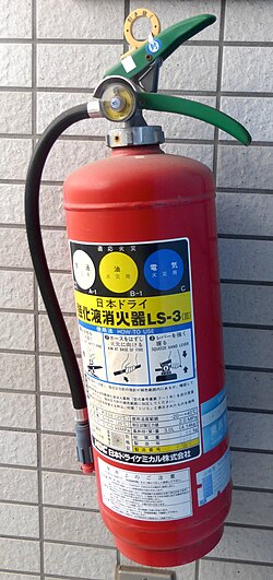 消火器の概要と歴史および技術的規格