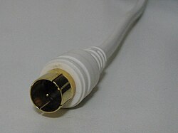F型コネクタ（ネジ切りなし）