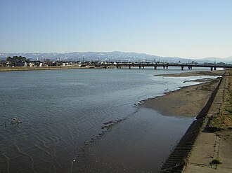 上越市住吉町付近の橋梁