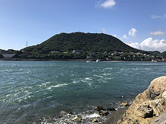火の山（山口県下関市）の地理と放送送信所