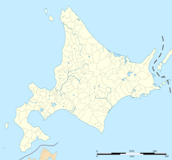 函館地方気象台の所在地を示す地図