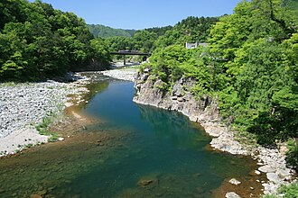 庄川:岐阜県と富山県を流れる一級河川