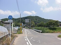 つくば市北条の終点付近
