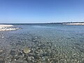 早月川河口部と富山湾