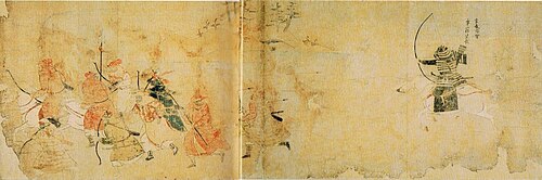 『蒙古襲来絵詞』に描かれた元寇の様子