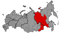 北極圏の地形図