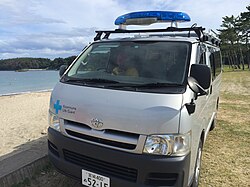 ライフセービングクラブが使用する青パト
