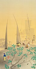 川辺の風景と自然