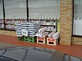 コンビニでの薪の販売（山形県）