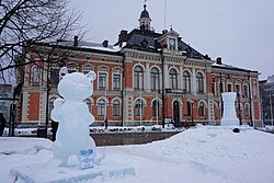 1880年代にフィンランドのクオピオに建てられた市庁舎