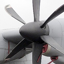 C-130ハーキュリーズのプロペラの可変ピッチ構造