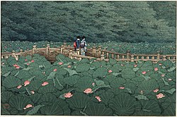 川瀬巴水による風景木版画