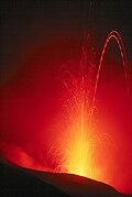 火山活動のイメージ