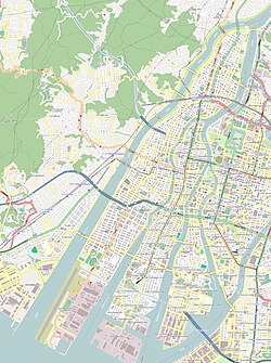 太田川放水路の図（2013年時点）