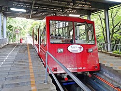 筑波山ケーブルカー「もみじ」