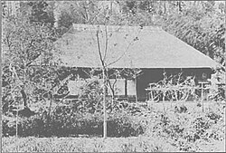 1912年頃の惣五郎住家と伝えられる建物の様子