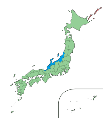日本における北陸地方の地理と歴史的背景