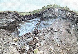 永久凍土中の氷楔