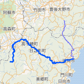 五ヶ瀬川詳細地図