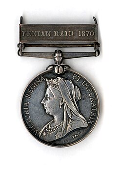 カナダの一般従軍勲章（1866年-1870年）
