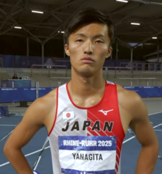 栁田大輝：日本の陸上競技選手