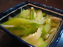 セロリの浅漬け