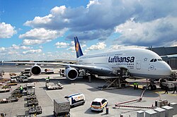 フランクフルト空港におけるグランドハンドリング