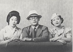 涙の三人旅(1937年)、音丸、霧島昇と