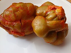 漬け上がった搾菜