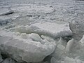 網走沖の流氷