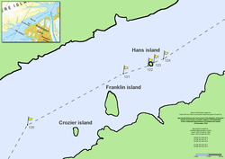 ハンス島の地形
