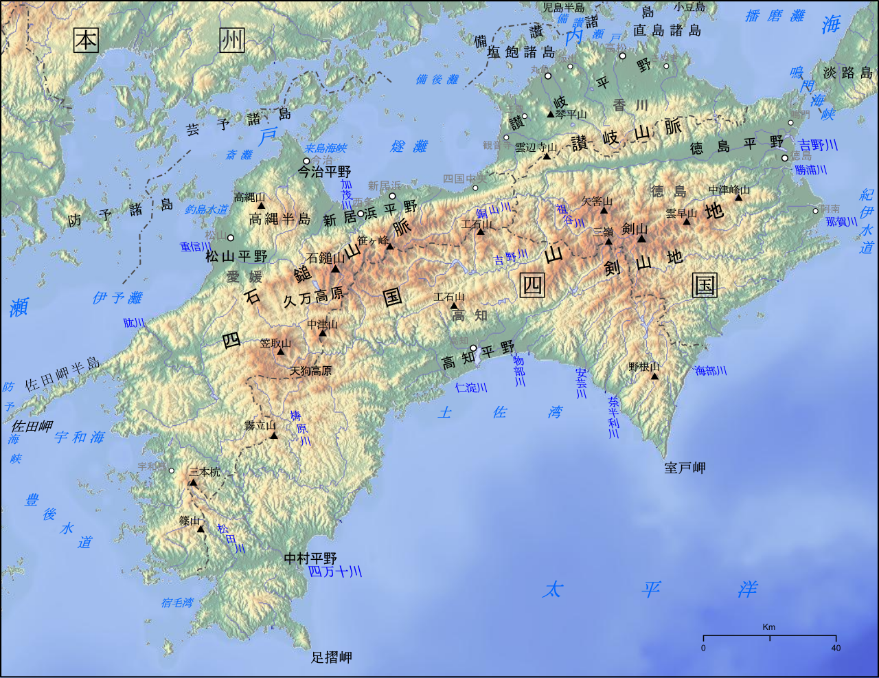 肱川あらし:愛媛県大洲市で発生する霧と局地風の現象