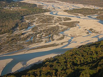 河川における網状流路の地形学と形成メカニズム