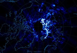AIMが観測した北極周辺の夜光雲