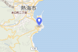 熱海城周辺の地図