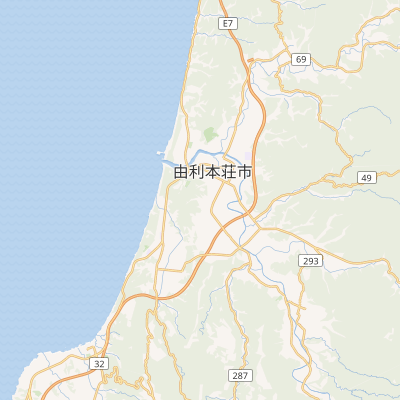 本荘平野の地理と歴史的概要