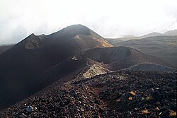カメルーン山の火口