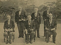 文化勲章授与式での大谷竹次郎