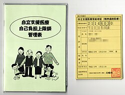 自立支援医療の受給者証