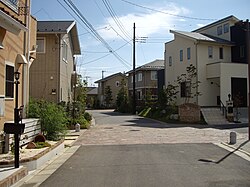 みどりのの住宅街