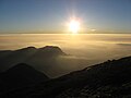 北アルプス・大天井岳からの雲海