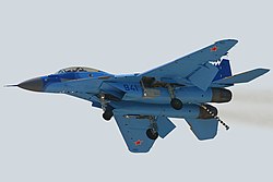 MIG-29Kのクルーガーフラップ展開状態