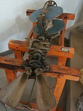 藁仕事の効率化のため明治終盤に考案された足踏み製縄機