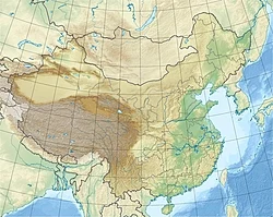 中国における黄山の位置