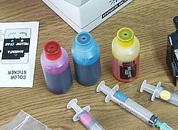 カラー印刷用のインク