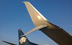 ボーイング737-800のスプリット・シミタール・ウィングレット